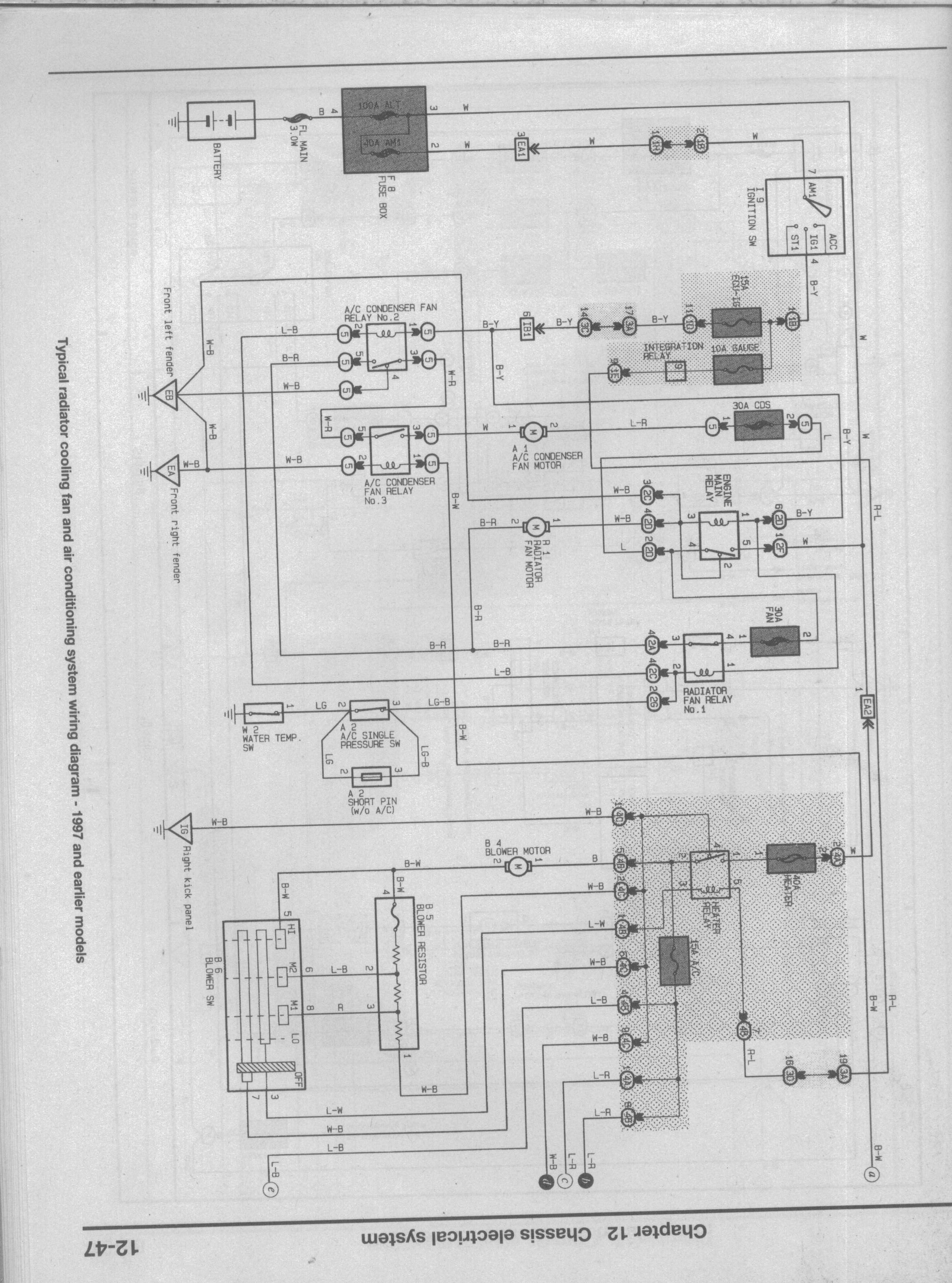 Air Conditioner  Basic Car Ac Electrical Diagram